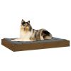 Dog Bed Honey Brown 36"x25.2"x3.5" Solid Wood Pine