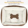 Pet Dog Bed Soft Warm Fleece Puppy Cat Bed Dog Cozy Nest Sofa Bed Cushion Mat XXL Size